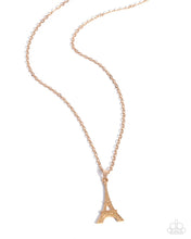 Load image into Gallery viewer, Eiffel Tower Eloquence - Gold - Paparazzi Accessories