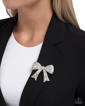 Load image into Gallery viewer, Bow Bravado - White - Paparazzi Accessories