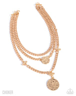 Generously Grungy - Gold - Paparazzi Accessories