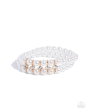 Load image into Gallery viewer, Paid in Pearls - Gold - Paparazzi Accessories