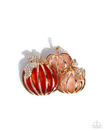 Pumpkin Pattern - Orange - Paparazzi Accessories