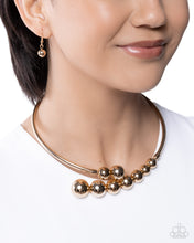Load image into Gallery viewer, Smoldering Showcase - Gold - Paparazzi Accessories