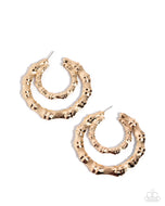 Tabloid Tiers - Gold - Paparazzi Accessories