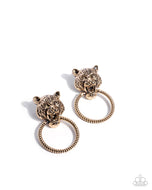 Tangible Tiger - Gold - Paparazzi Accessories