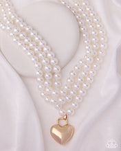 Load image into Gallery viewer, Lustrous Look - Gold - Paparazzi Accessories