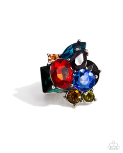 Capricious Cluster - Red - Paparazzi Accessories