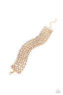 GLASSY Gallery - Gold - Paparazzi Accessories