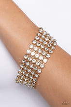Load image into Gallery viewer, GLASSY Gallery - Gold - Paparazzi Accessories