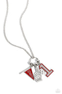 Cheering Section - Red - Paparazzi Accessories
