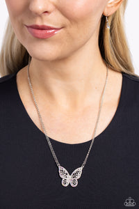 Baroque Butterfly - Multi - Paparazzi Accessories
