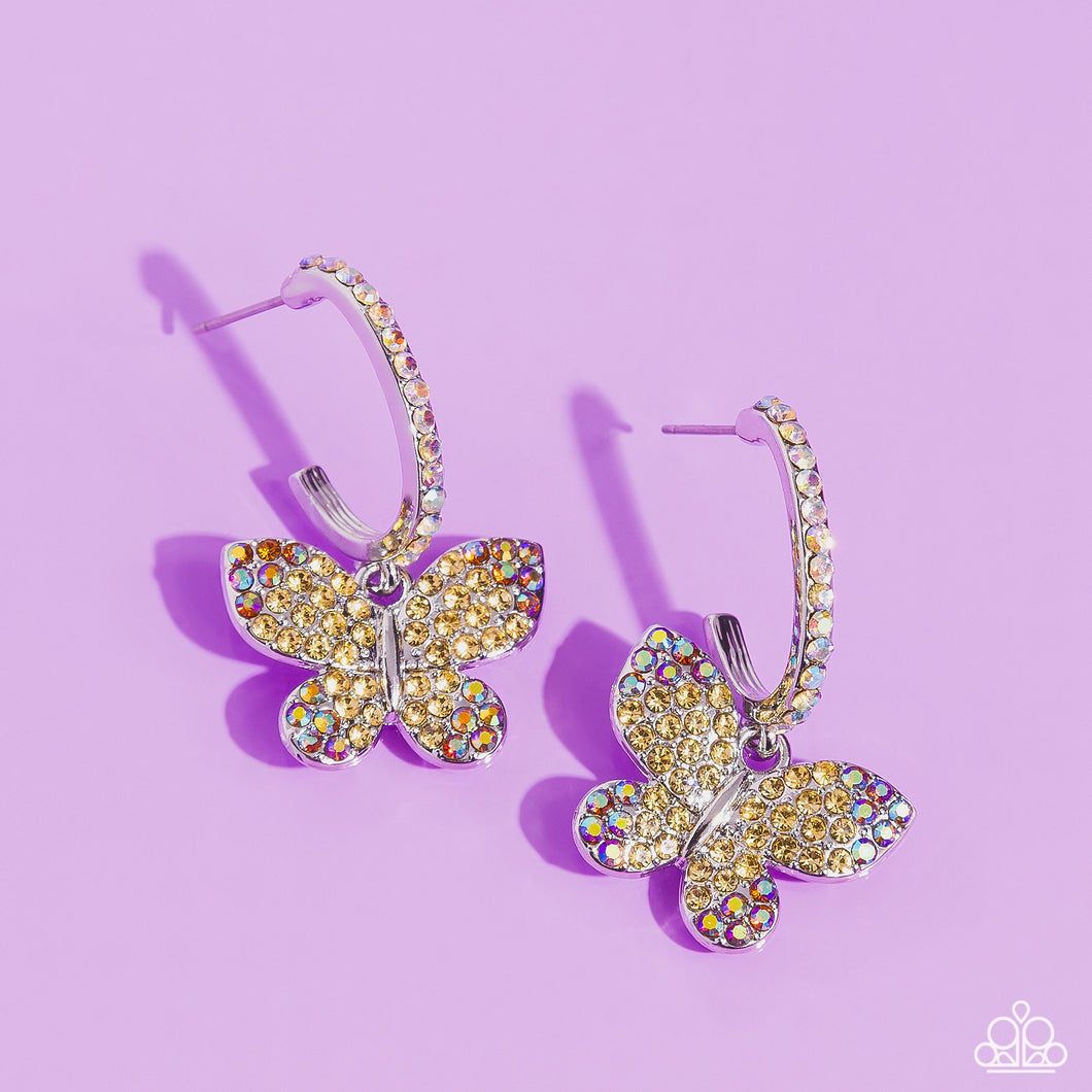 Whimsical Waltz - Yellow - Paparazzi Accessories