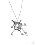 Key Ring - Silver - Paparazzi Accessories
