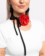 Load image into Gallery viewer, Rosette Reality - Red - Paparazzi Accessories