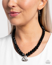 Load image into Gallery viewer, Trailblazing Triangle - Black - Paparazzi Accessories