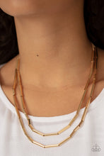 Load image into Gallery viewer, A Pipe Dream - Gold - Paparazzi Accessories
