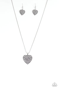 Look Into Your Heart - Silver - Paparazzi Accessories