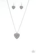 Look Into Your Heart - Silver - Paparazzi Accessories