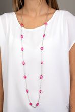 Load image into Gallery viewer, Glassy Glamorous - Pink - Paparazzi Accessories