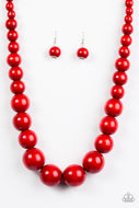 Effortlessly Everglades - Red - Paparazzi Accessories