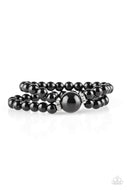 Romantic Redux - Black - Paparazzi Accessories