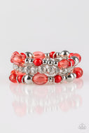 Malibu Marina - Red - Paparazzi Accessories