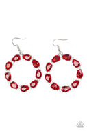 Ring Around The Rhinestones - Red - Paparazzi Accessories