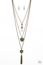 Load image into Gallery viewer, Love Opens All Doors - Brass - Paparazzi Accessories