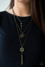 Load image into Gallery viewer, Love Opens All Doors - Brass - Paparazzi Accessories