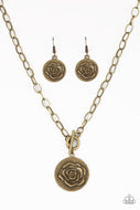 Beautifully Belle - Brass - Paparazzi Accessories