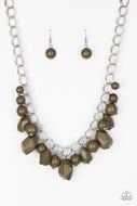 Gorgeously Globetrotter - Green - Paparazzi Accessories