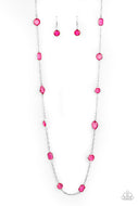 Glassy Glamorous - Pink - Paparazzi Accessories