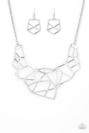 World Shattering- Silver - Paparazzi Accessories