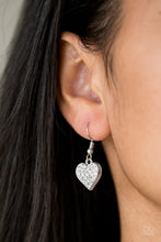 Load image into Gallery viewer, Harvard Hearts - White - Paparazzi Accessories