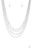 Extravagant Elegance - Silver - Paparazzi Accessories