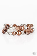 Downtown Dazzle - Brown - Paparazzi Accessories