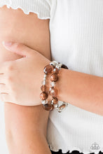 Load image into Gallery viewer, Downtown Dazzle - Brown - Paparazzi Accessories