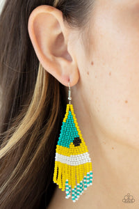 Brightly Beaded - Yellow- Paparazzi Accessories