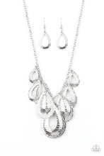 Load image into Gallery viewer, Teardrop Tempest - Silver - Paparazzi Accessories