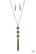 Triple Shimmer - Brass - Paparazzi Accessories