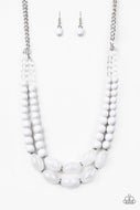 Sundae Shoppe - White - Paparazzi Accessories