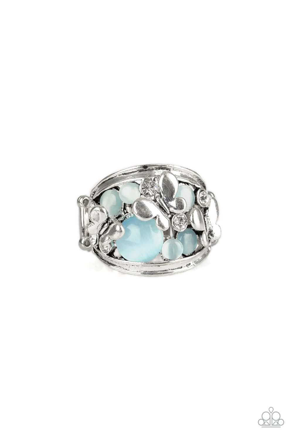 FLUTTER Me Up - Blue - Paparazzi Accessories