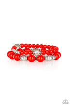 Load image into Gallery viewer, Colorful Collisions - Red - Paparazzi Accessories