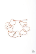 Load image into Gallery viewer, Take Heart - Rose Gold - Paparazzi Accessories