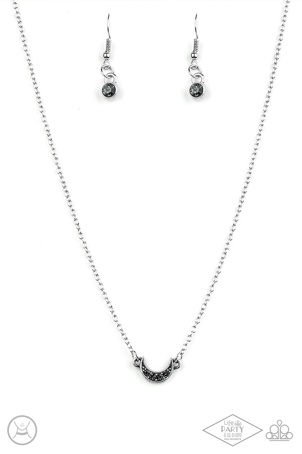 Promise The Moon - Silver - Paparazzi Accessories