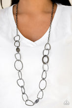 Load image into Gallery viewer, Metro Nouveau - Black - Paparazzi Accessories