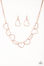 Load image into Gallery viewer, Unbreak My Heart - Rose Gold - Paparazzi Accessories