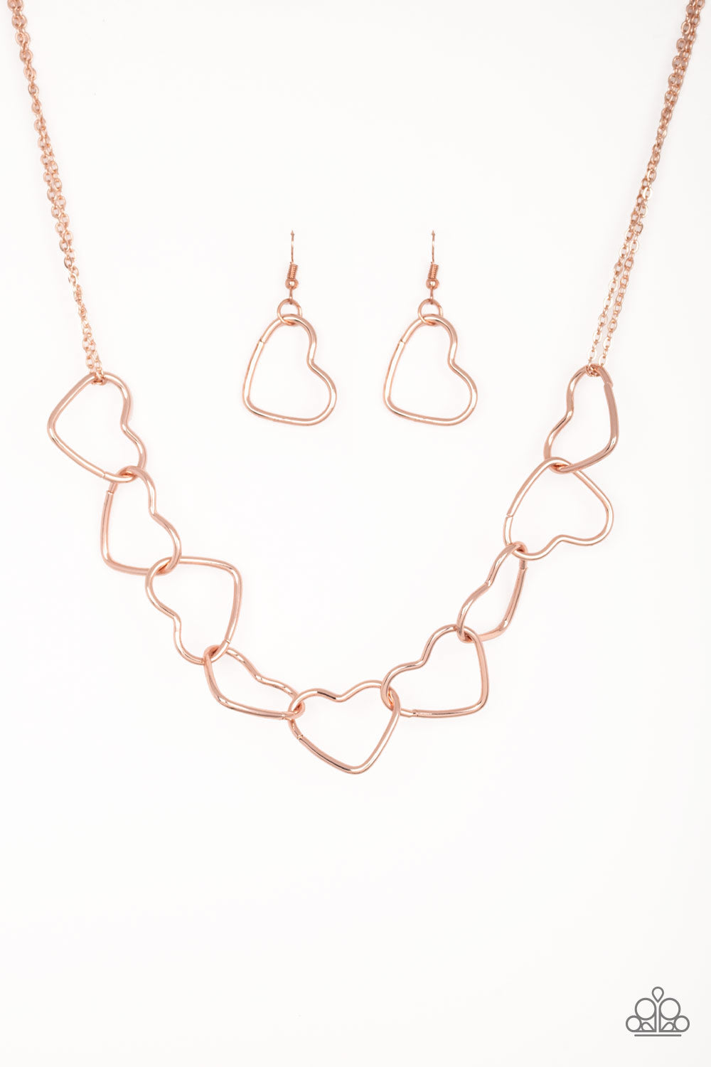 Unbreak My Heart - Rose Gold - Paparazzi Accessories
