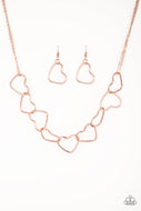 Unbreak My Heart - Rose Gold - Paparazzi Accessories