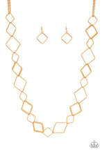 Load image into Gallery viewer, Backed Into A Corner - Gold - Paparazzi Accessories