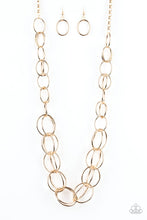 Load image into Gallery viewer, Elegantly Ensnared - Gold - Paparazzi Accessories